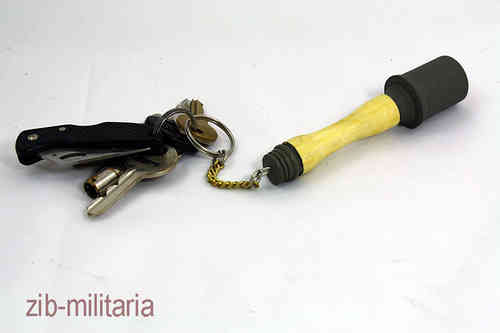 German keychain M24 stick grenade, wood