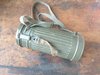 WH gas mask container with slings,