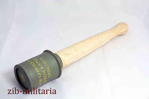 german stick grenade decoration, Version III, metal/wood