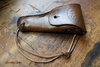 US belt holster for Colt 1911, darker brown