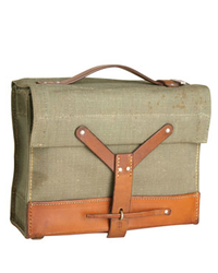 Swiss Army canvas-leather bag