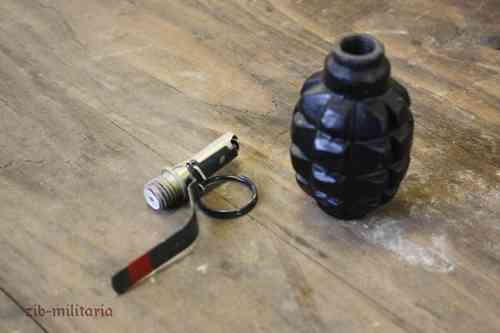 Russian F1 grenade decoration, metal