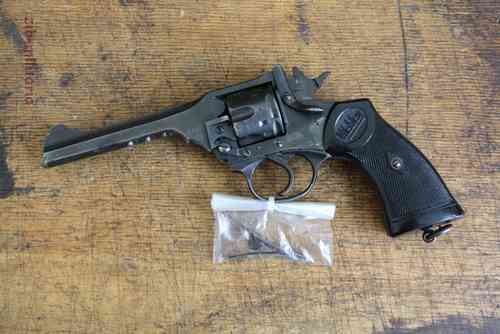 Webley Revolver (Webley made), deactivated revolver (WWII) - one pcs only