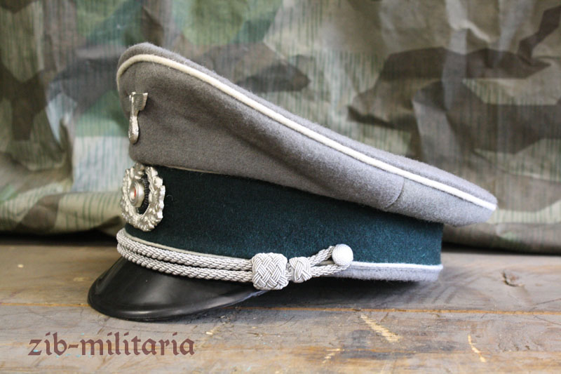 WH Schirmmützen Abzeichen Offizier Wehrmacht WK2 Repro Metall