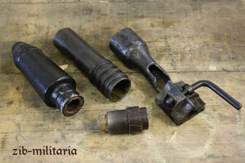 Gewehrgranatgerät K98 mit Deko-Gewehrgranate, Original WH, Deko