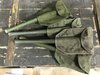 US folding shovel M43, original WWII entrenching tool, incl. carrier