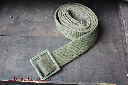 AK47 canvas sling oliv without leather lash/carabiner hook, used, from Balkan lot