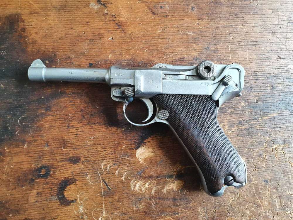 Luger P08 Pistol Handgun Deutschland Wehrmacht Germany T-Shirt