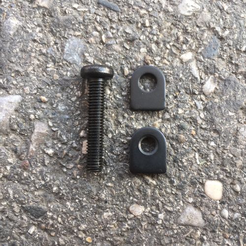 G36 mounting screw and plates for upper picatinny rail, H&K