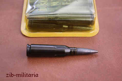 1 Pack = 10x training bullet 5,45x39 AK74, steel, decoration