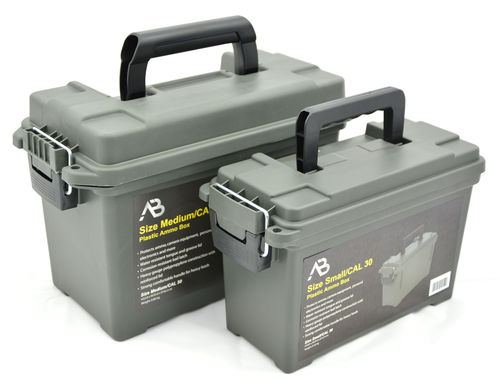 Ammo crate PVC, US Typ, handgun + rifle, set of 2 boxes