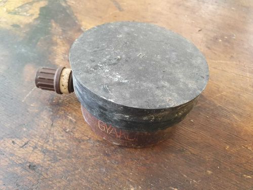 Hungarian anti-personnel mine Gyata, training model, decoration, condition 2, clearance