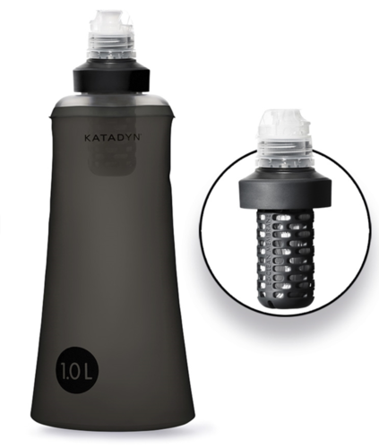 KATADYN® BeFree Filter 1 L Tactical, Trinkflasche mit Wasserfilter