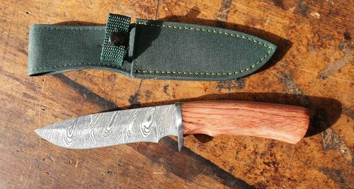 Linder Viking knife damask-look Solingen