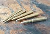 WH Mauser K98, Dekopatronen, Nachbau aus Gußmetall 5 Stück #60