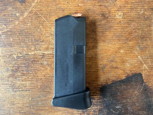 Magazine for Glock 43, 6 rounds, with base extension