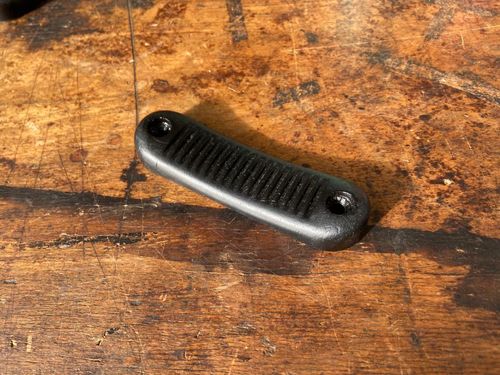 G3 butt plate, black, used, ONLY FOR WOODEN STOCK