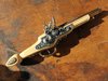 Replica flintlock pistols replica England 1760 ivory look