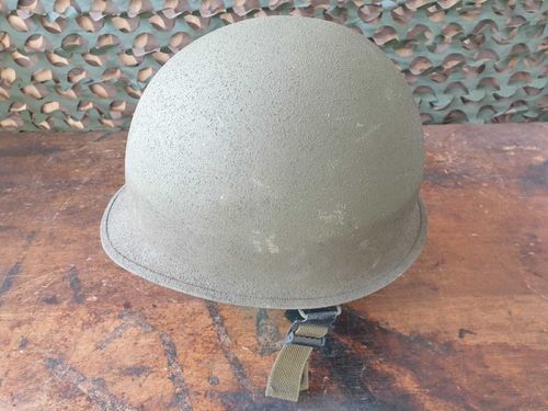 US steel helmet bell, orig. rough coat OD